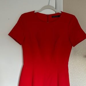 Black Halo Crew Neck Midi Dress 2